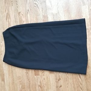 (8) Emma James Long Black Formal Work Professional Skirt Occassion